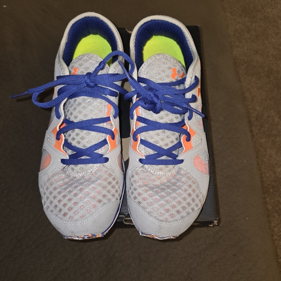 Under Armour Women's Athletic Shoes - Gray, Orange, and Blue - Picture 1 of 7